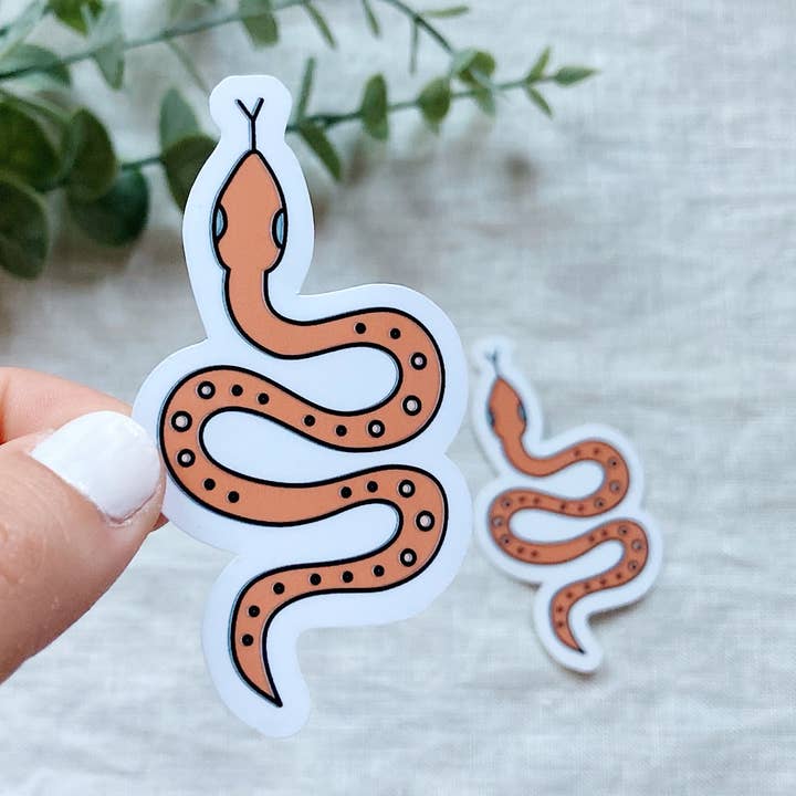 Adesivo in Vinile a Forma di Serpente l Adesivo per Bottiglia d'Acqua per la vendita all'ingrosso da parte di Tiny Acres Co