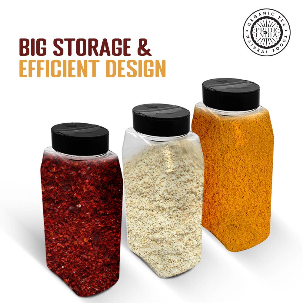 PRIDE INDIA BRANDS – wholesale Jar – Clear PET Storage Jars with Caps8