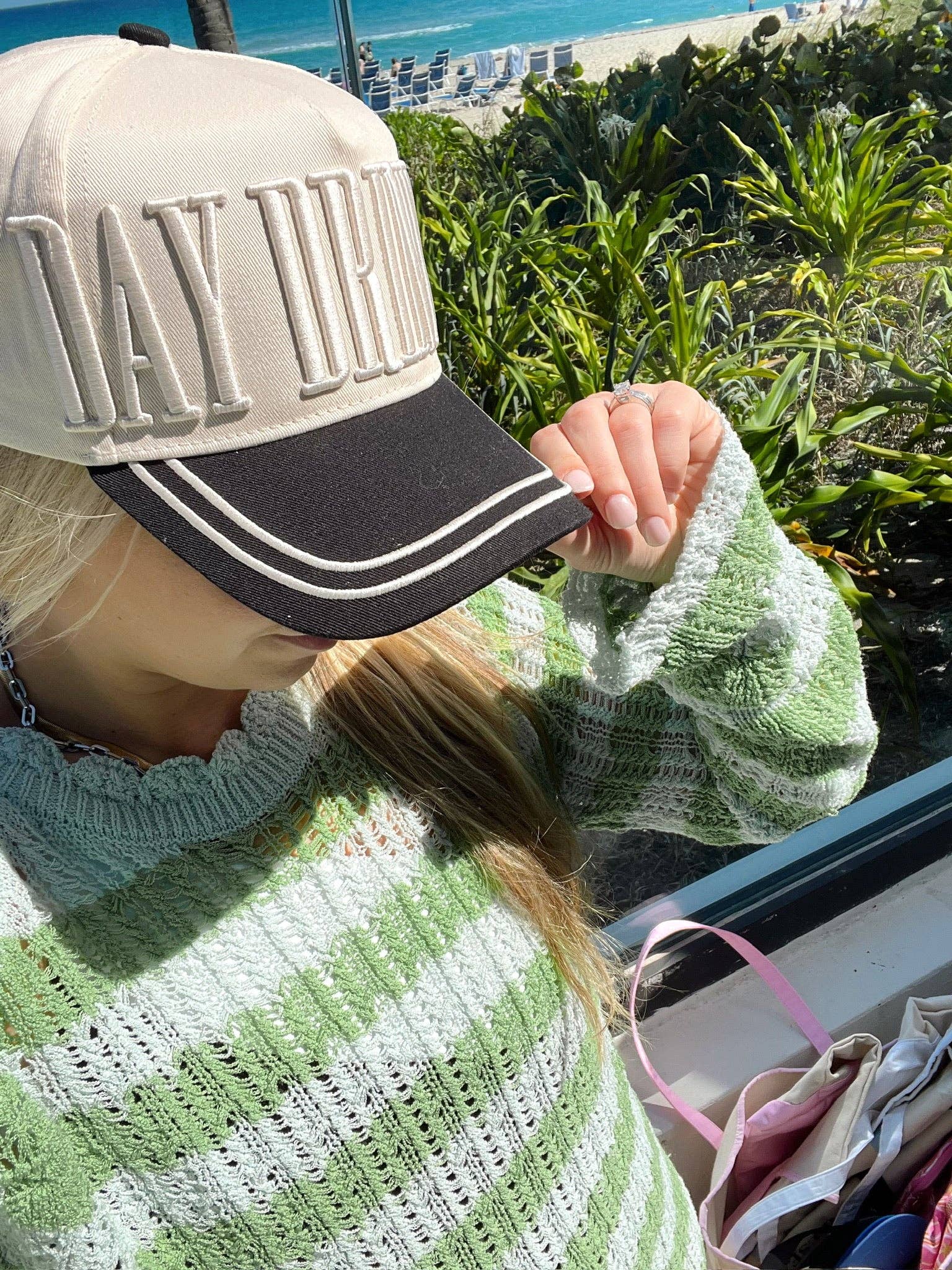 KENZKUSTOMZ - Wholesale Trucker Hat - Women's - Day Drinking - Black Vintage Trucker Hat2