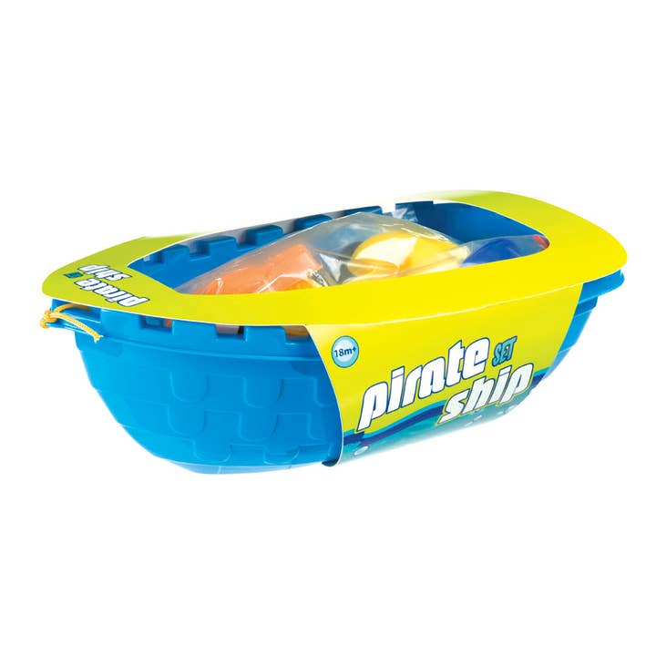 Pirate Ship Beach Set Shovel/Sifter/Rake/Watering Can/Bucket for wholesale by Toysmith