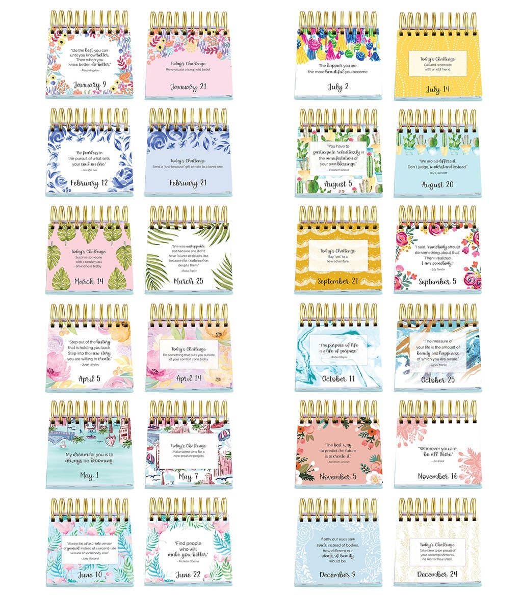 bloom daily planners - Wholesale Calendar - Best Is Yet To Come Daily Desk Easel3