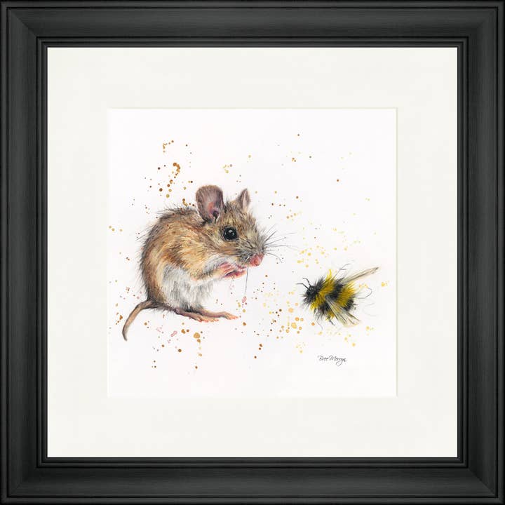 Bobbin and Bumble Square Framed Print (13" or 19") for wholesale by Bree Merryn Art Ltd