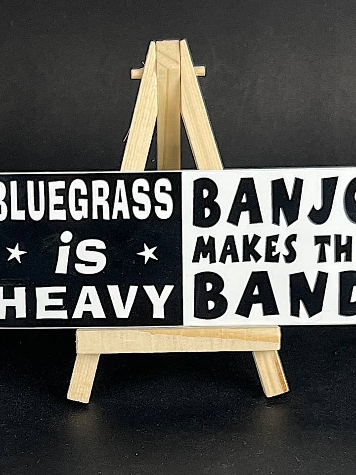 Bluegrass & Banjos - autocolante por atacado de Pixel Palmer