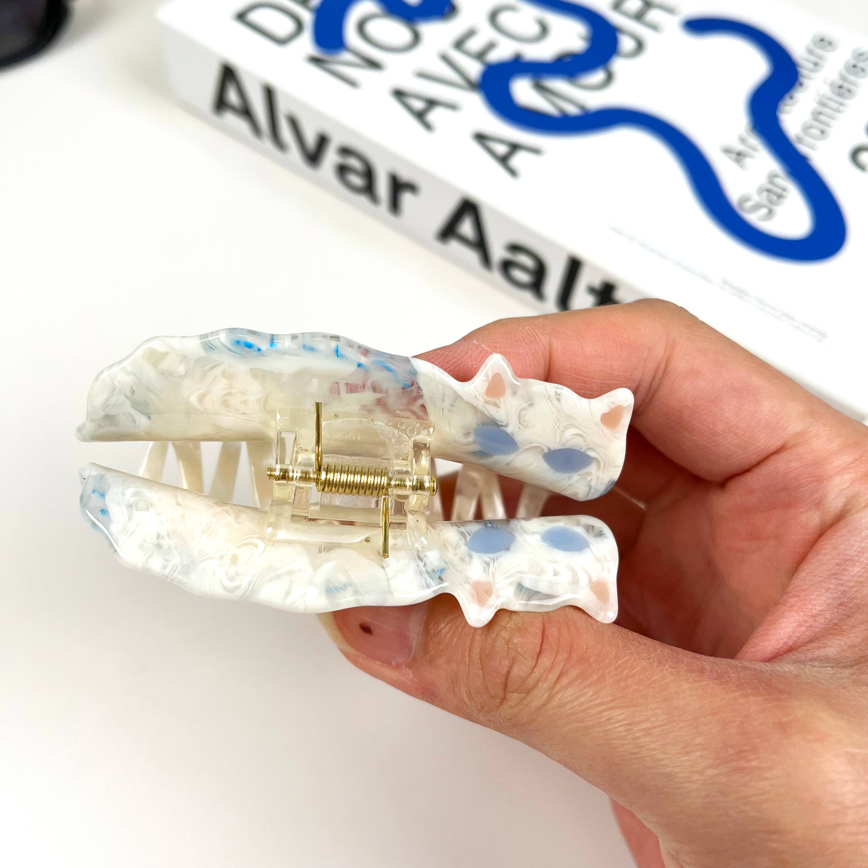 TheDivaSoap - Wholesale Hair Clip - Women's - Acetate cute persian cat hair clip animal claw clips2