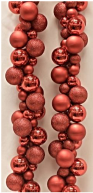 Country Silk - Wholesale Christmas Decoration - 6Ft Braided Shatterproof Ball Garland0