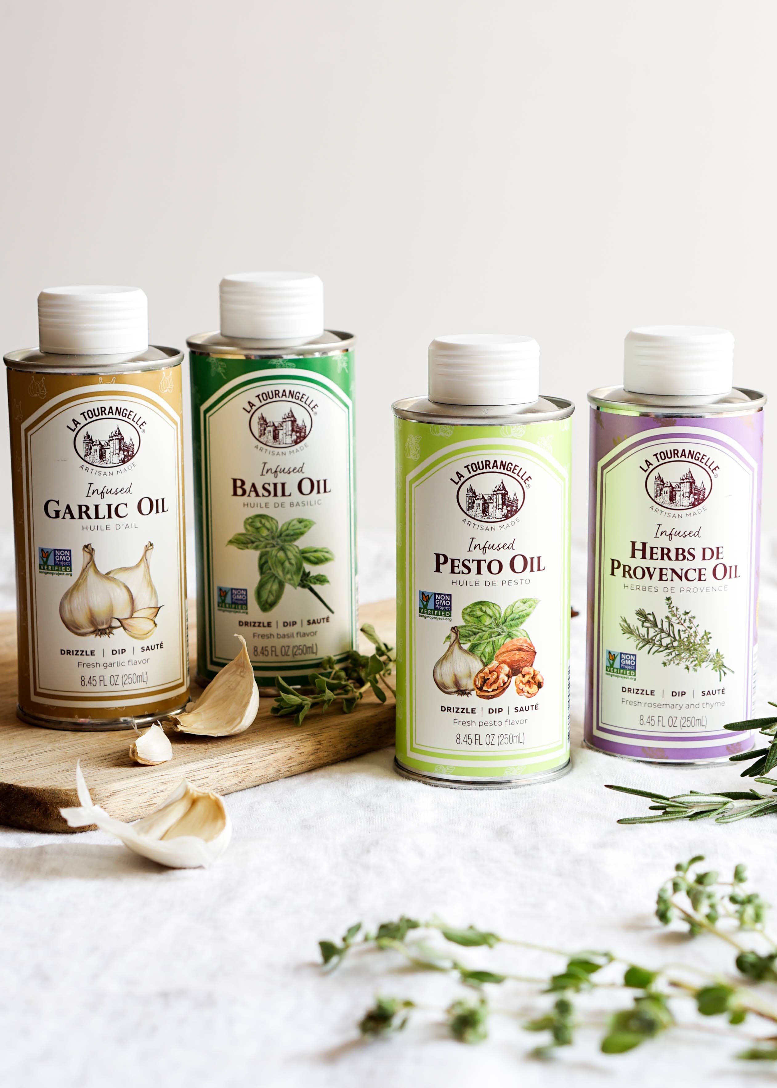 La Tourangelle - Wholesale Cooking Oil - La Tourangelle Basil Infused Oil, 8.45 Fl Oz - 6 Units5