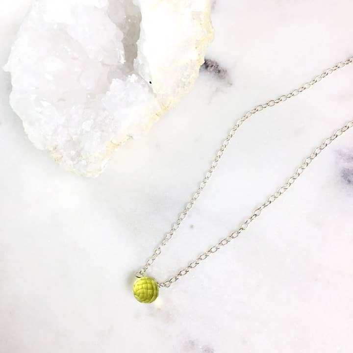 Aspasia Jewellery – Engroshandel Halskæde med vedhæng – Lille Gemstone halskæde, citron kvarts krystal minimalistisk3