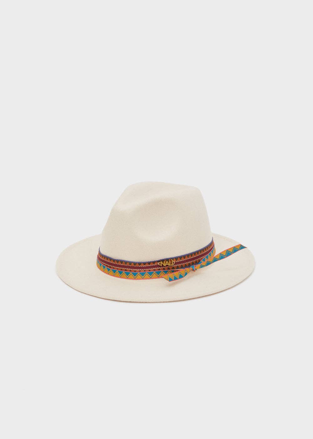 NALI' - Vente Chapeau en feutre - femme - CHAPEAU FEMME ROUILLE AVEC RUBAN - N608
