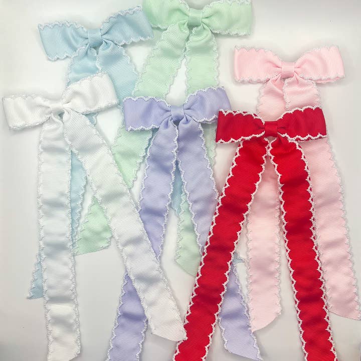 Just For Fun Threads - Wholesale Hair Bow - Kids - Fun Longtail Solid Hair Bows