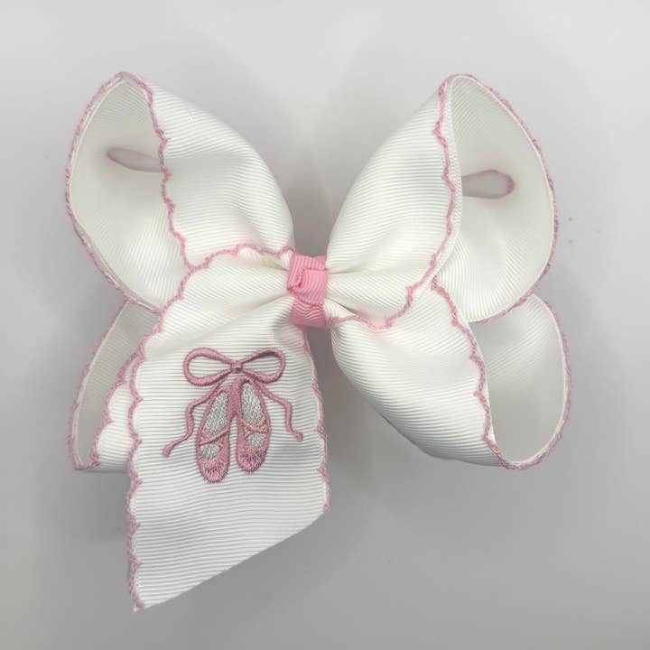 Ballet Moonstitch Bow for wholesale by Luminous Sky Bowtique