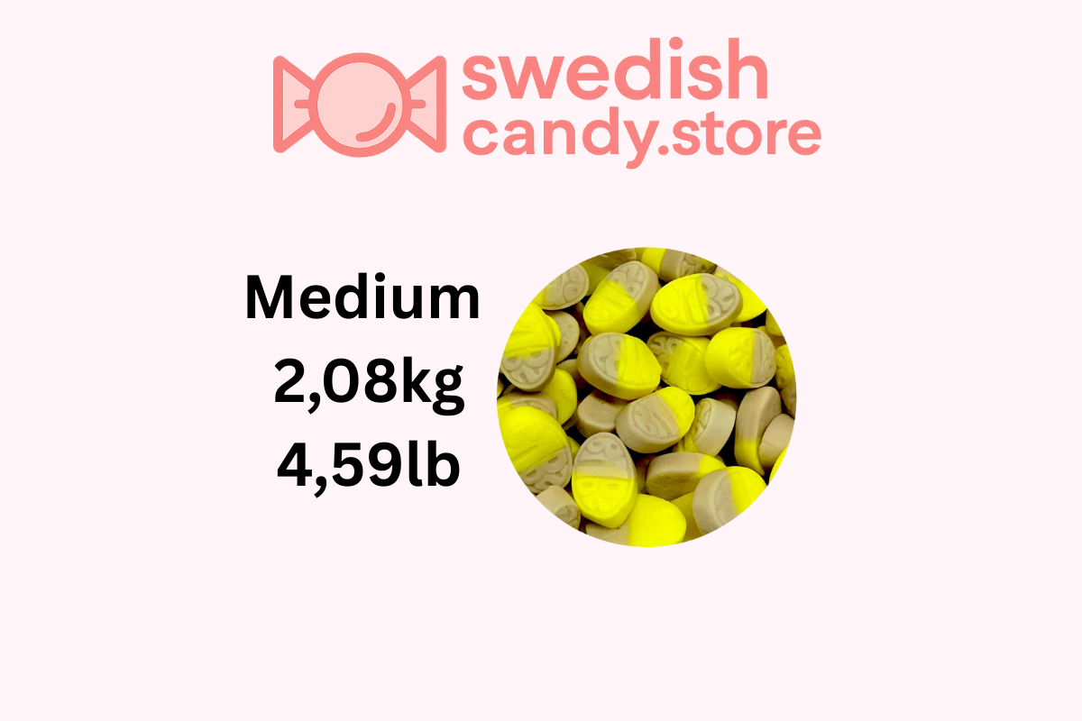 Swedish Candy.Store - Swedish Candy - Wholesale Gummy - BUBS Goody Banana/Toffee Vegan Bulk 1.04kg Swedish Candy1