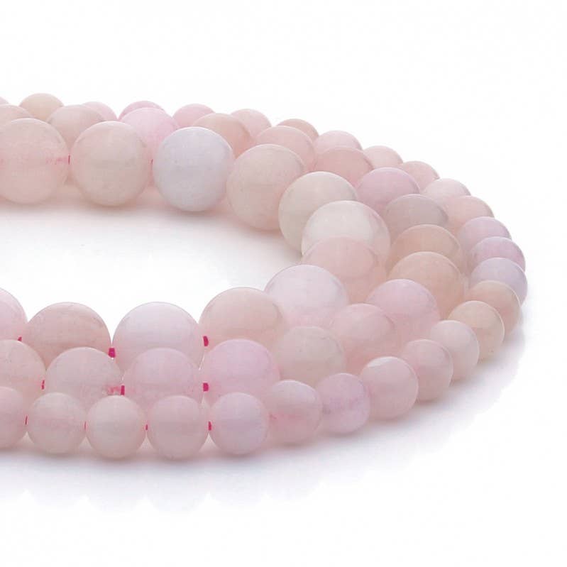 UniArt – Großhandel Perlen – Rosa Morganit-Perlen2