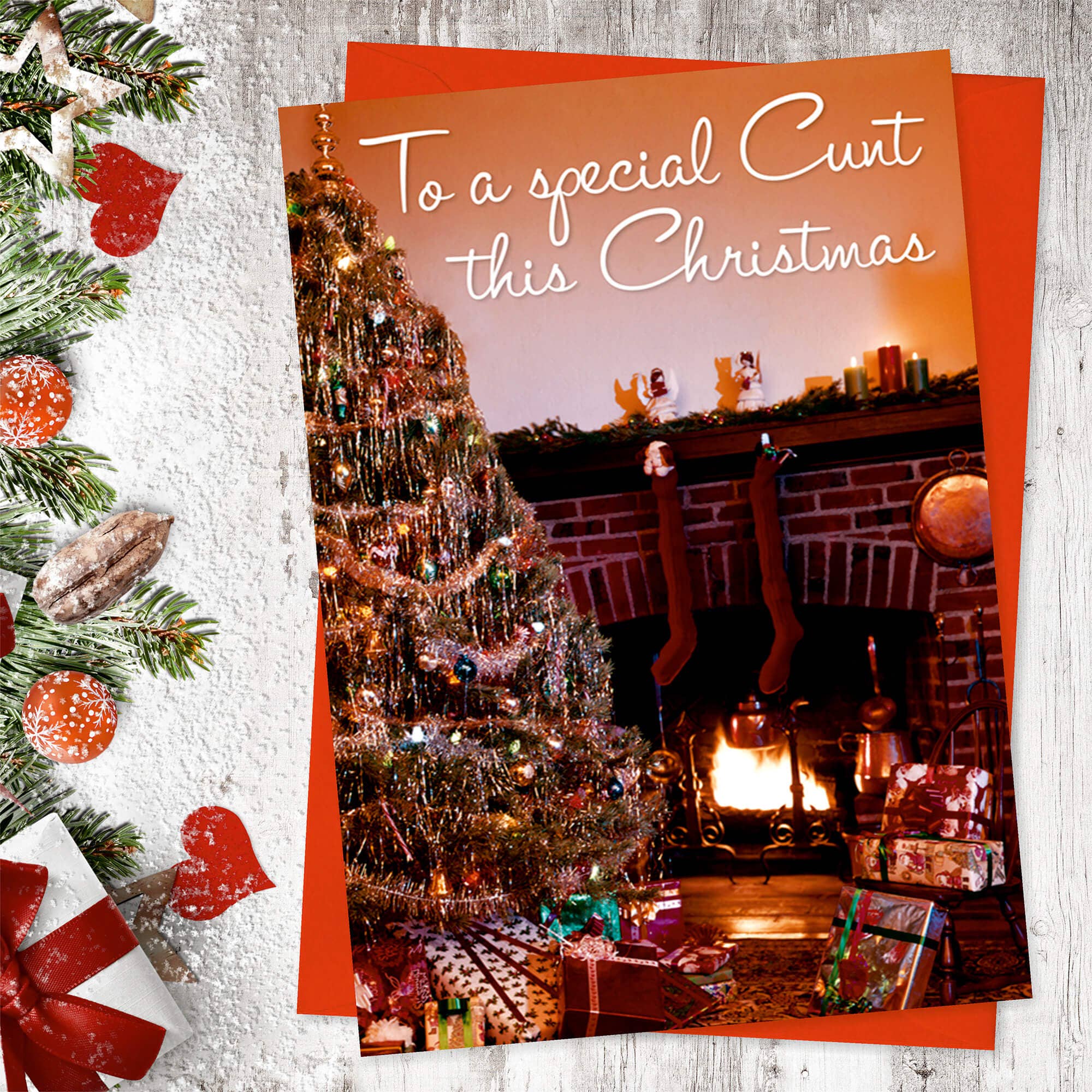 Dean Morris Cards - Wholesale Christmas Card - To a Special C*nt this Greeting Card1