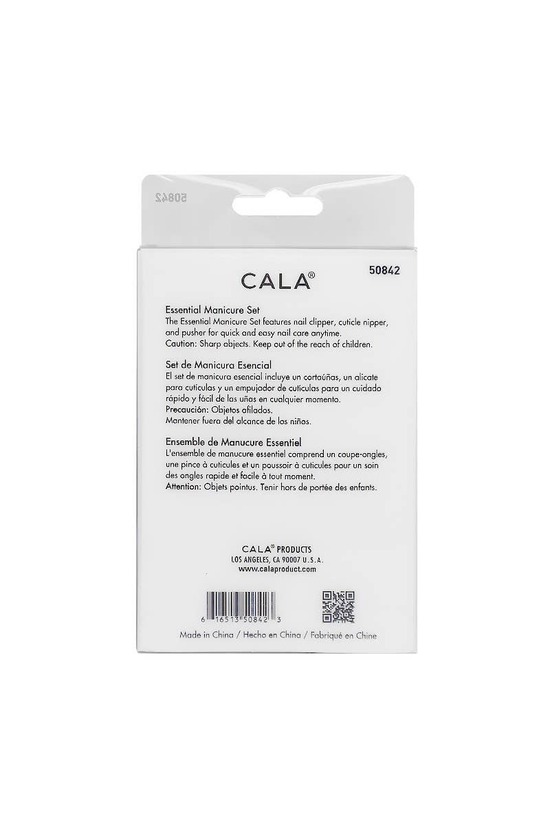 PINEAPPLE Beauty – wholesale Nailcare set – CALA 50842 Pink 3 pc Essential Manicure Set - 6 set2