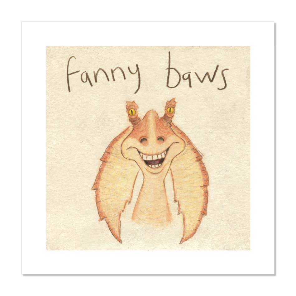 The Grey Earl – wholesale Art print – Fanny Baws - Star Wars digital Print (Scottish)1