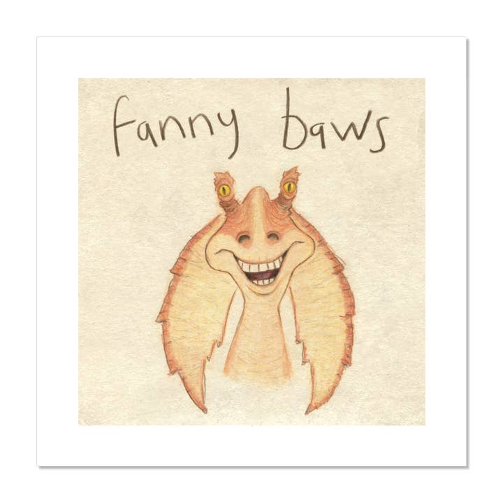 The Grey Earl – wholesale Art print – Fanny Baws - Star Wars digital Print (Scottish)1