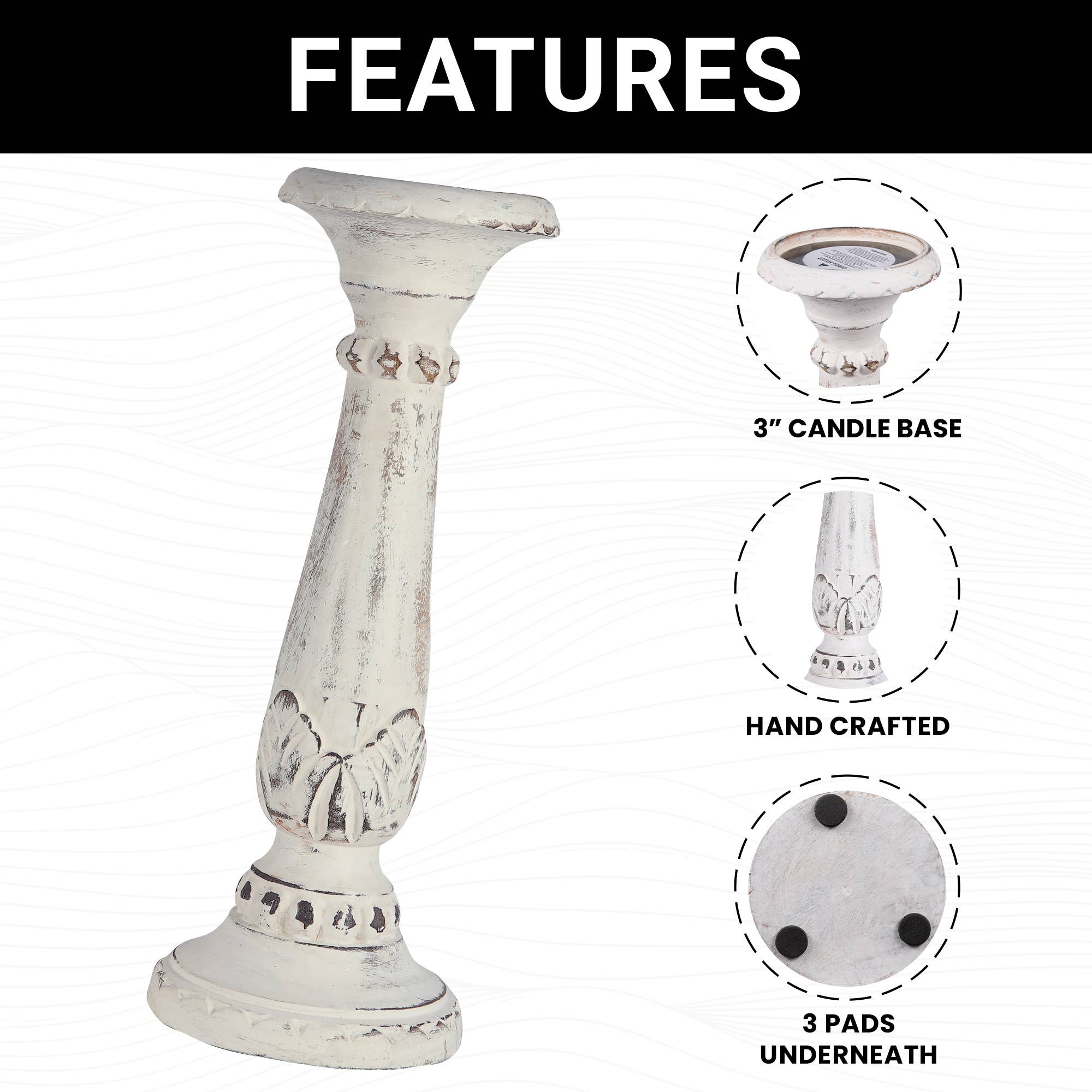 Mela Artisans - Wholesale Candle Holder - Pakshi Candle Holder Set of Three3