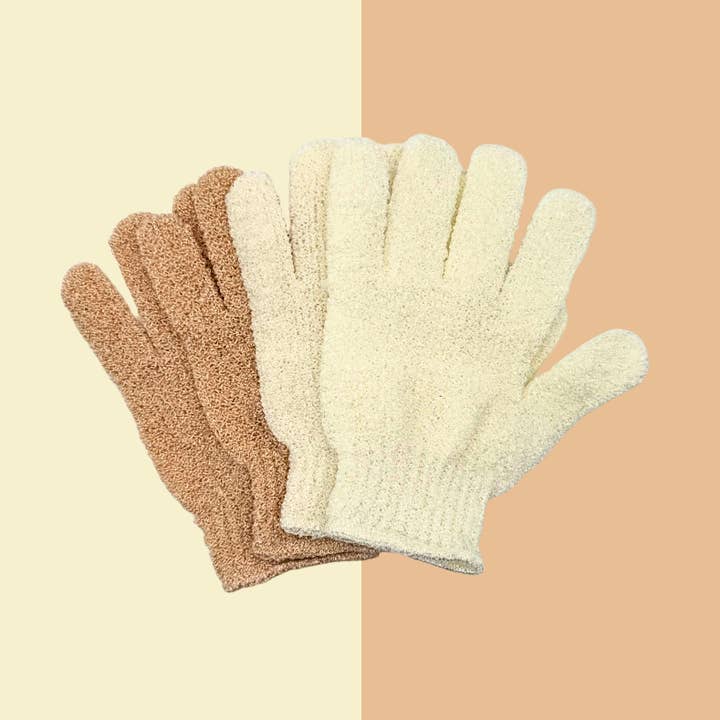 Lindo - Wholesale Exfoliating Gloves/Mitts - Lindo Bath Gloves - Cleansing and Exfoliation - 2 Pairs/Pk3