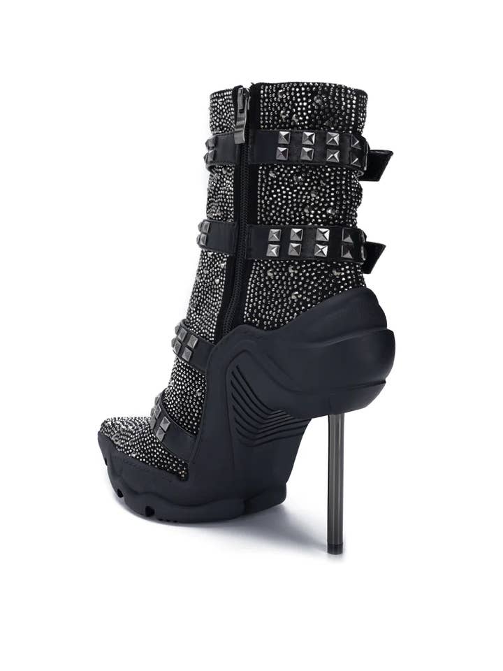 Azalea Wang - Wholesale Booties - Women's - NEFELI BLACK STILETTO BOOTIE
