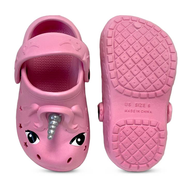 Norty Toddler Girl Unicorn Clog 42273 Pink for wholesale by Eastern Off Price