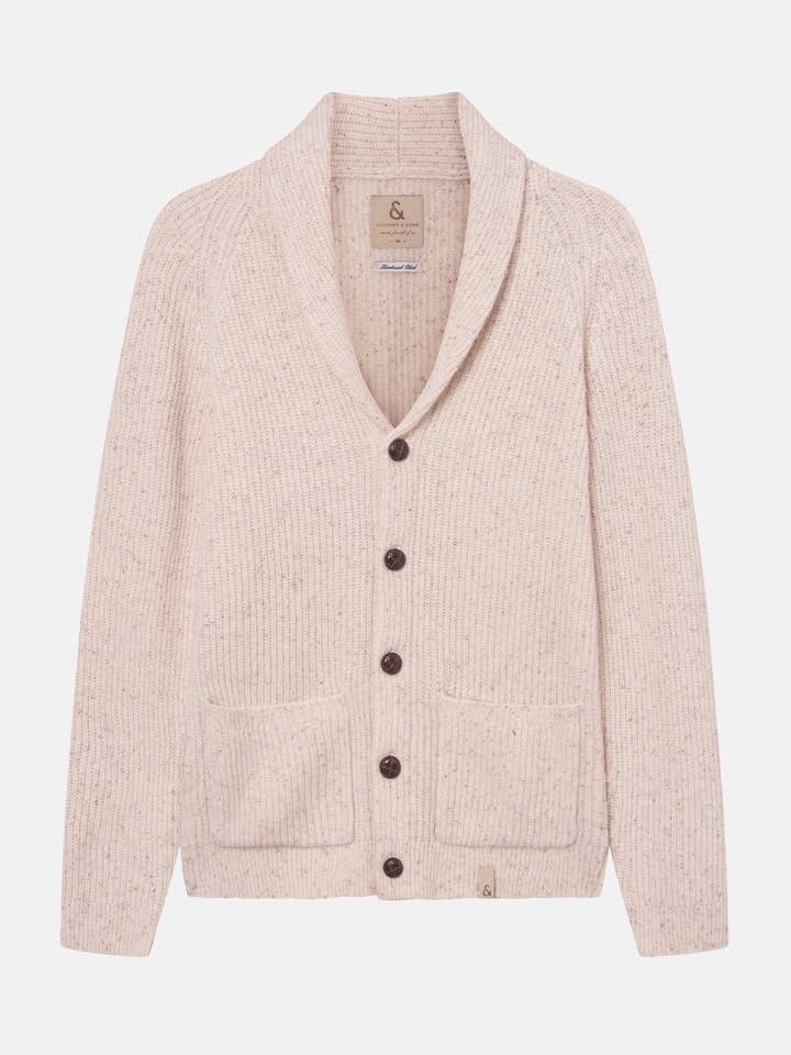 Casaco Donegal - Offwhite por atacado de COLOURS & SONS