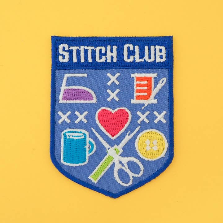 Stitch Club Patch for wholesale by Hand Over Your Fairy Cakes
