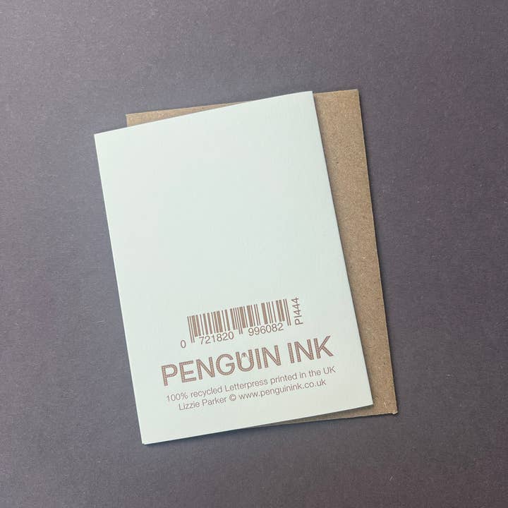 Penguin Ink – wholesale Everyday greeting card – Snail Card3
