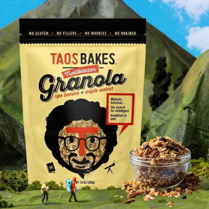 10 oz Granola - Ripe Banana + Maple Walnut for wholesale by Taos Bakes