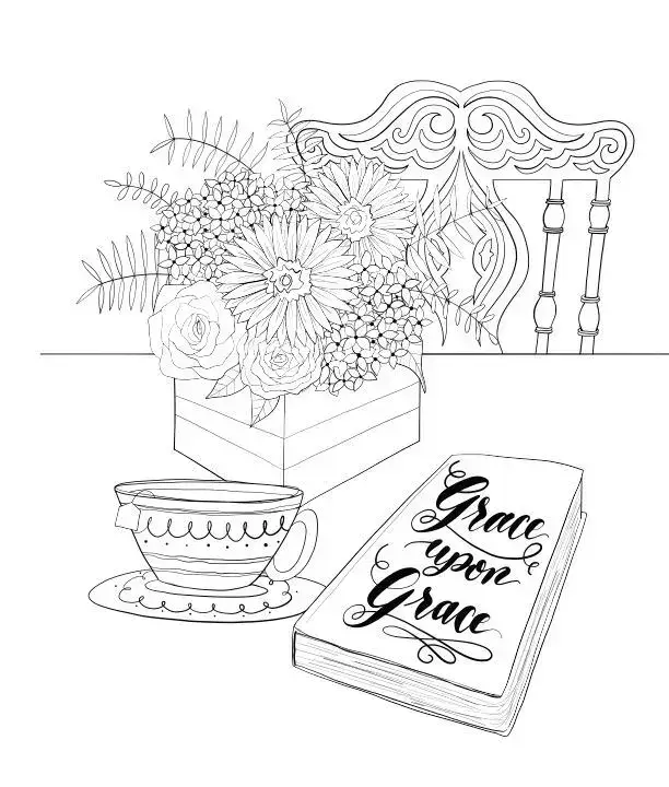 Paige Tate Christian Gifts - Wholesale Colouring and activity book – adult - Grace Within: An Inspirational Adult Coloring Book1
