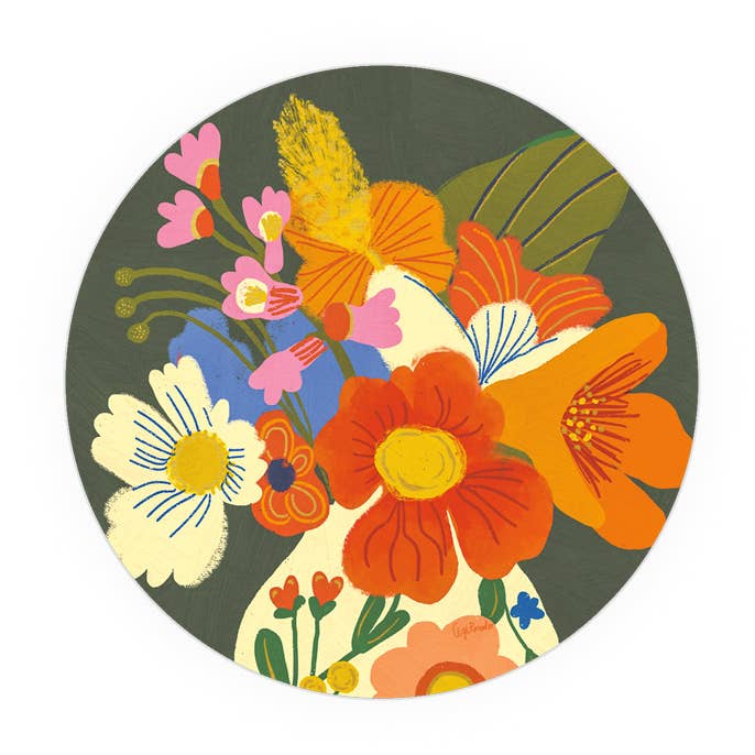 Flowers Seedlings Coaster for wholesale by Seedlings