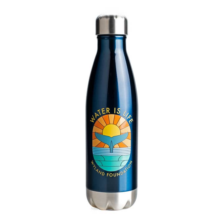 WHALE TAIL SUNSHINE BOTTLE WATER IS LIFE – HOT/COLD – 17OZ for wholesale by BlueCo