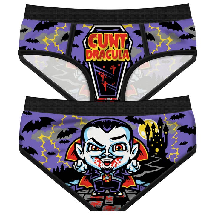 Harebrained! – wholesale Underwear – Women's – Cunt Dracula Period Panties
