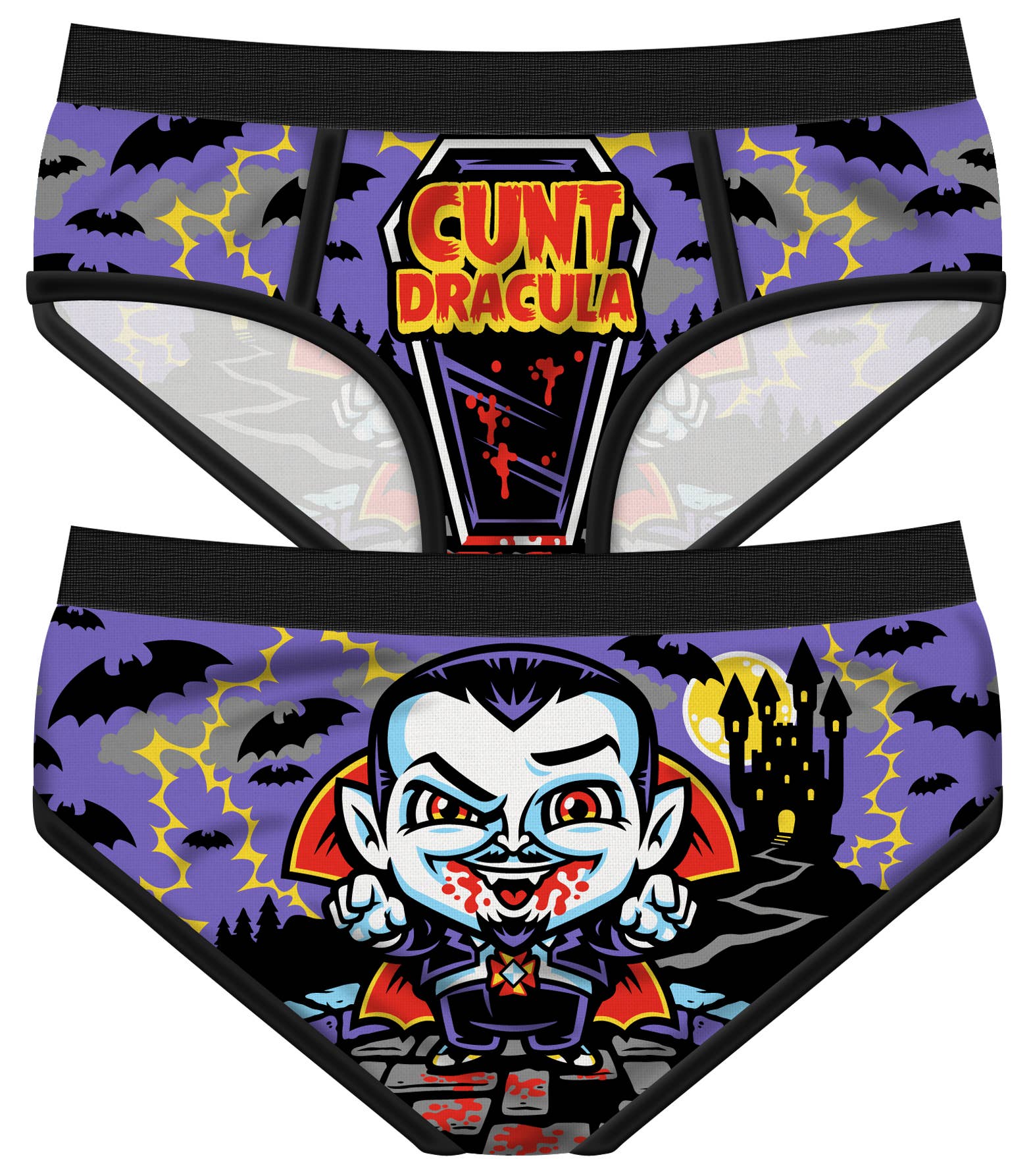 Harebrained! - Wholesale Underwear - Women's - Cunt Dracula Period Panties