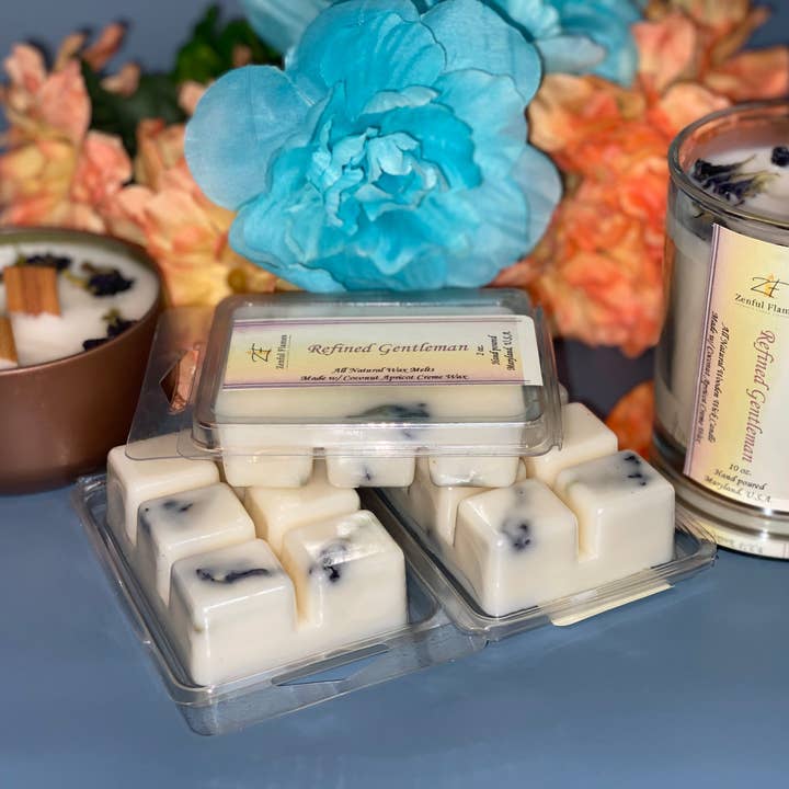 Zenful Flames Candle Co. – wholesale Doftvax – Zenful Flora samling vax tårtor2