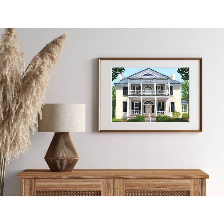 Kristin Holzer Art - Wholesale Art Print - Rose Hill Plantation State Historic Site Fine Art Print3