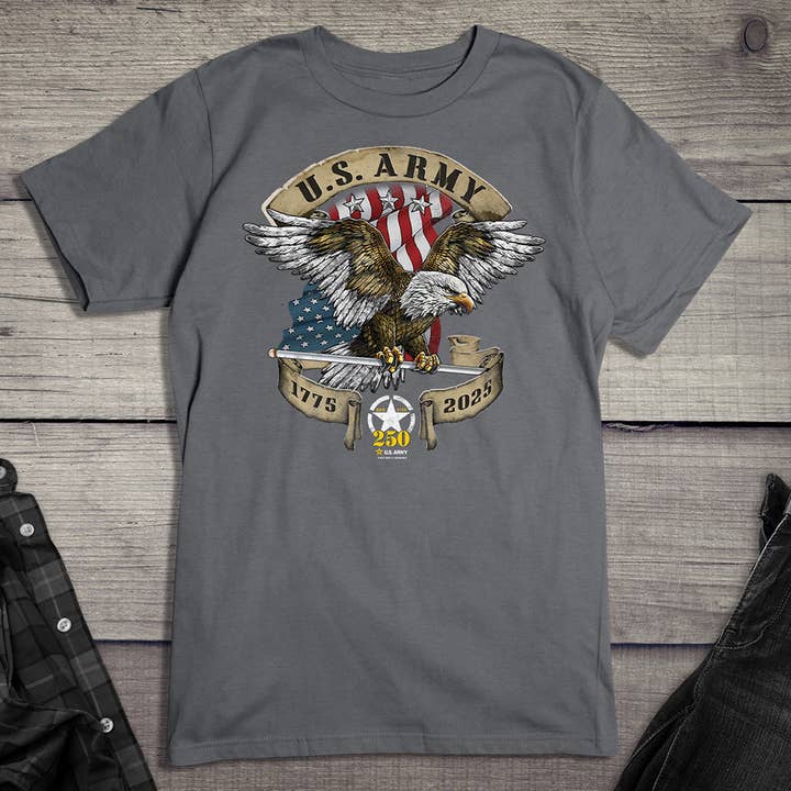 Artopia - Wholesale T-shirt (graphic) – unisex - Army 250 Eagle T-Shirt1