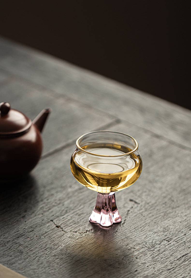Gohobi （We cover U.S. import duties） - Vente Tasse à café/thé - Gohobi Tasse à Thé Haute en Verre Borosilicate avec Pied – Tasse Maître Transparente Résistante à la Chaleur pour Thé Gongfu, Vaisselle à Thé Chinoise pour Usage Domestique26