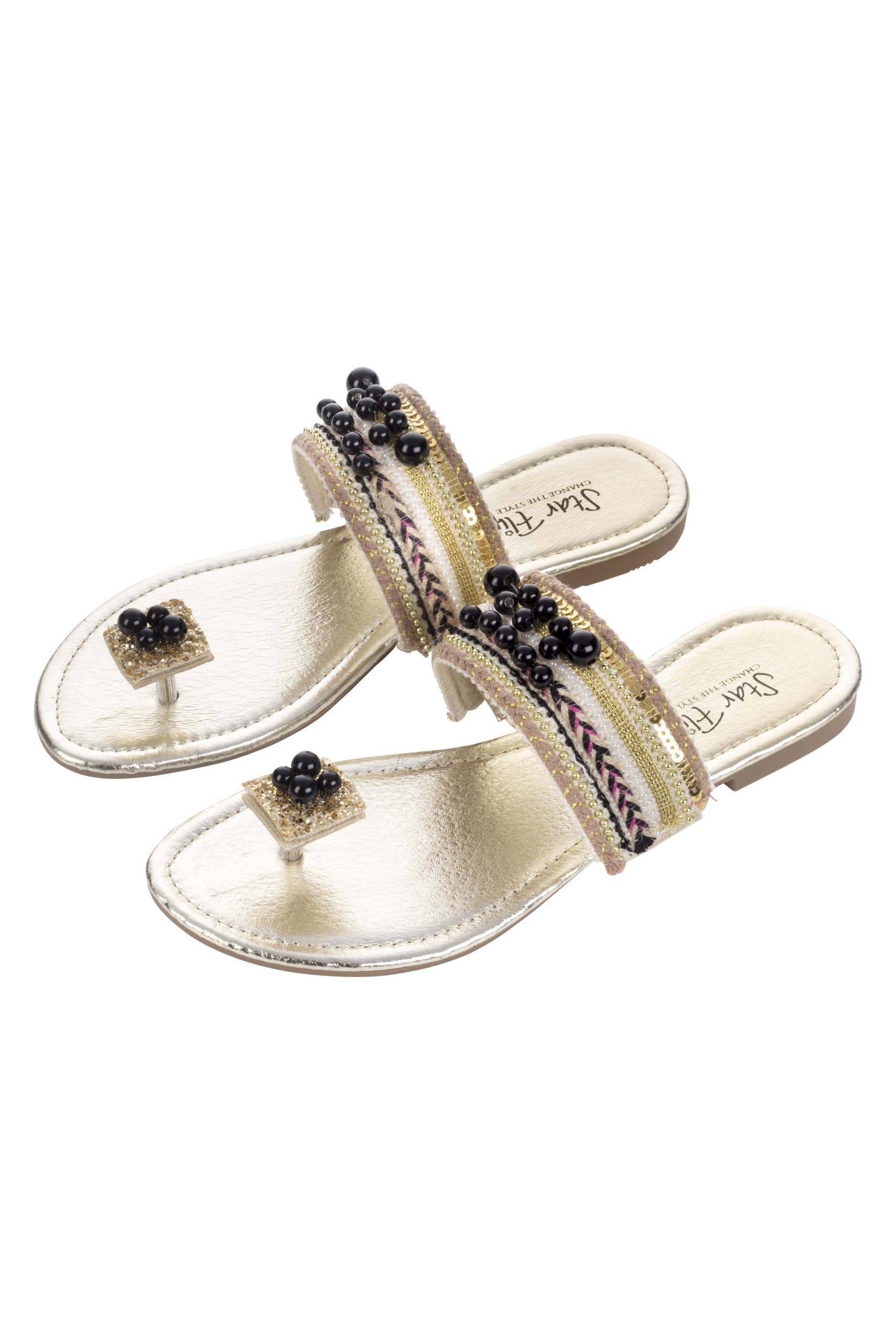 StarFlips - Wholesale Sandals - Women's - StarFlips Gold B1