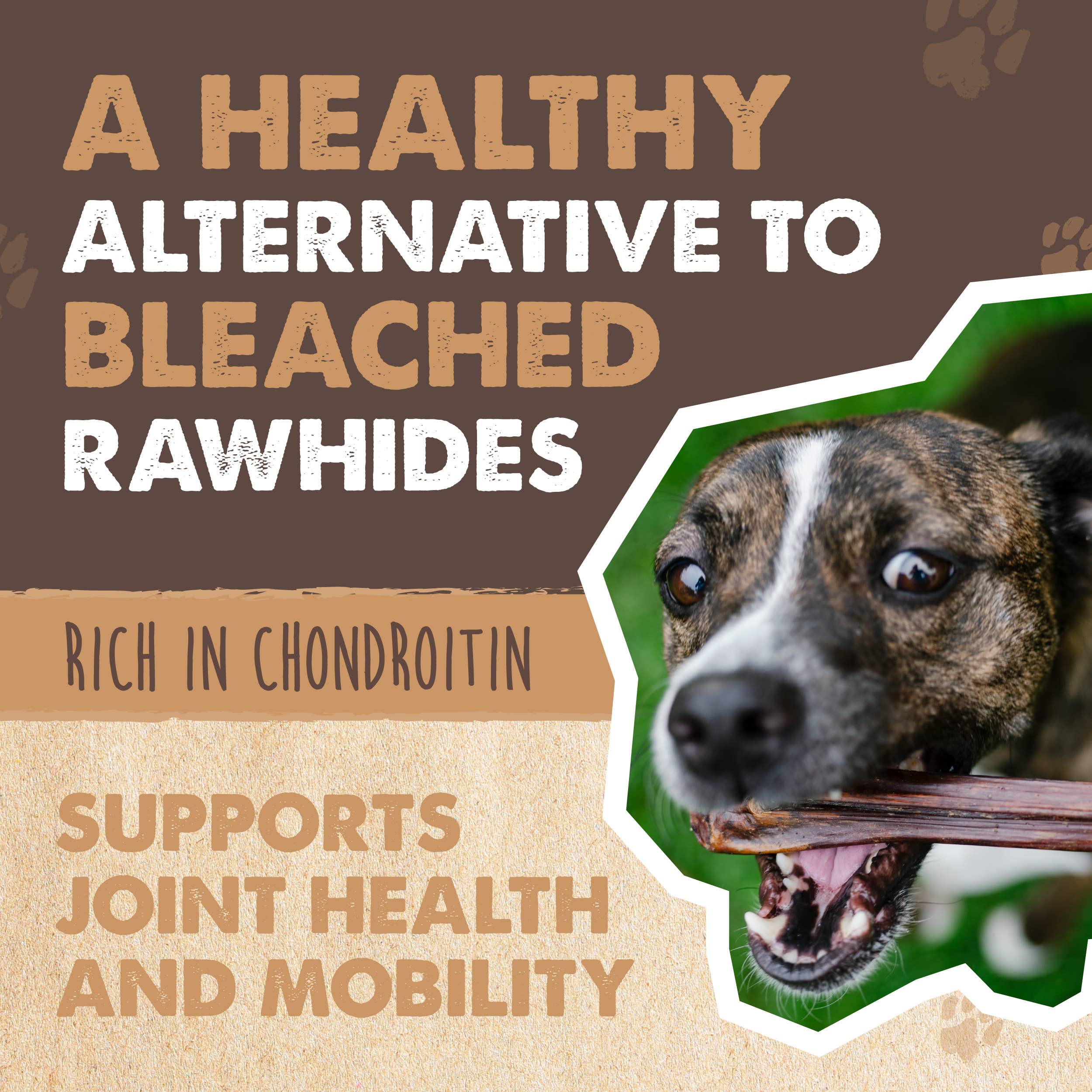 Mighty Paw - Wholesale Pet Treats - Dog - Beef Gullet Chews (6" - 30 Pack)3