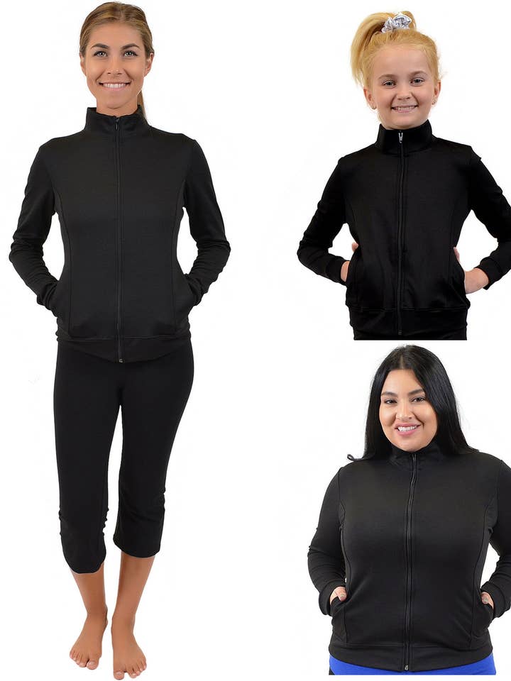 Teamwear Techno Poly/Spandex Cadet Aufwärmjacke für den Großhandel von Stretch Is Comfort