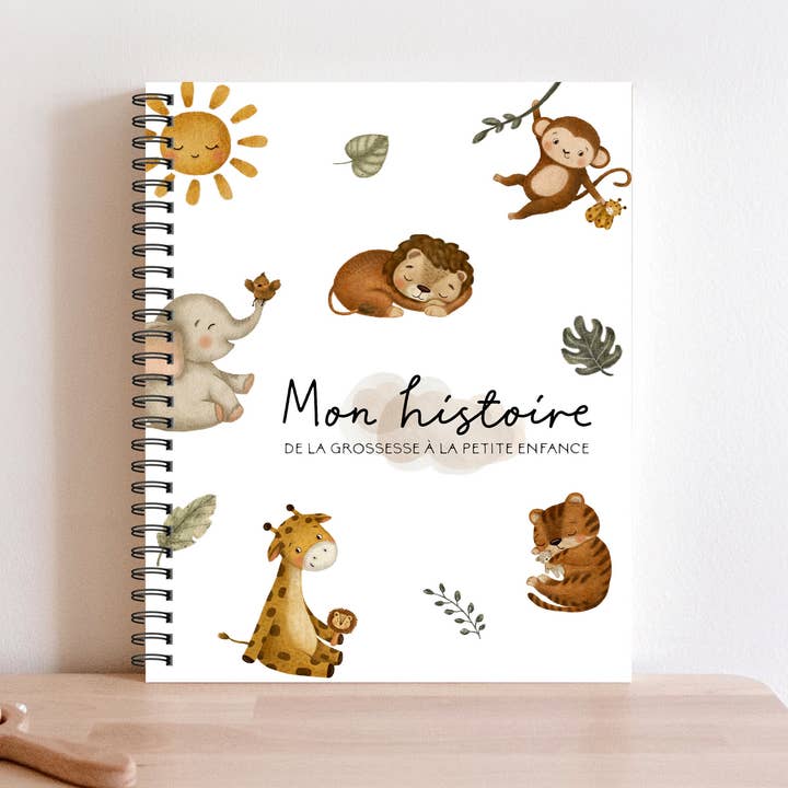 Journal de Grossesse et Livre de Naissance Unisexe #8 for wholesale by Rainbows&Lollipops Inc