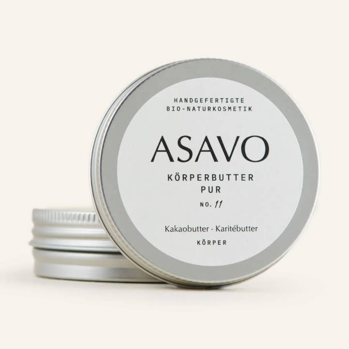 Body Butter Pure | vegan, sustainable, plastic-free | Gift for wholesale by ASAVO