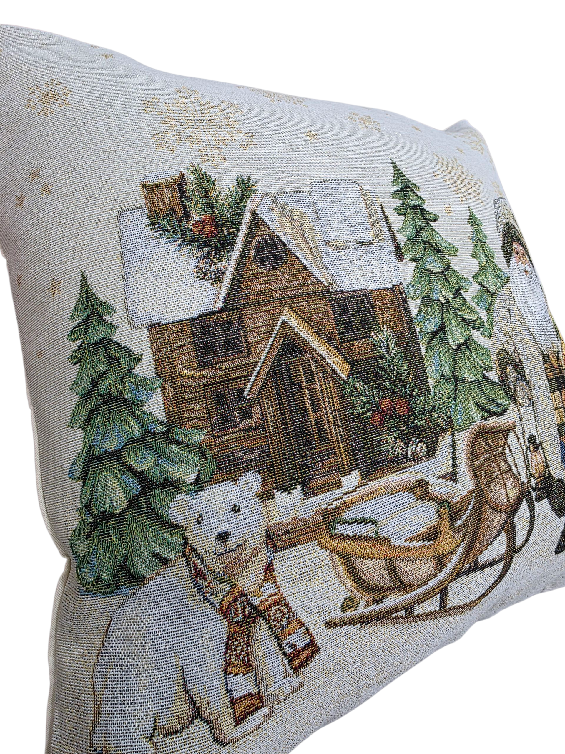 Lunaria Lab - Wholesale Throw/Decorative Pillow - Lantern Gobelin Lurex Cushion Cover 3 variants1