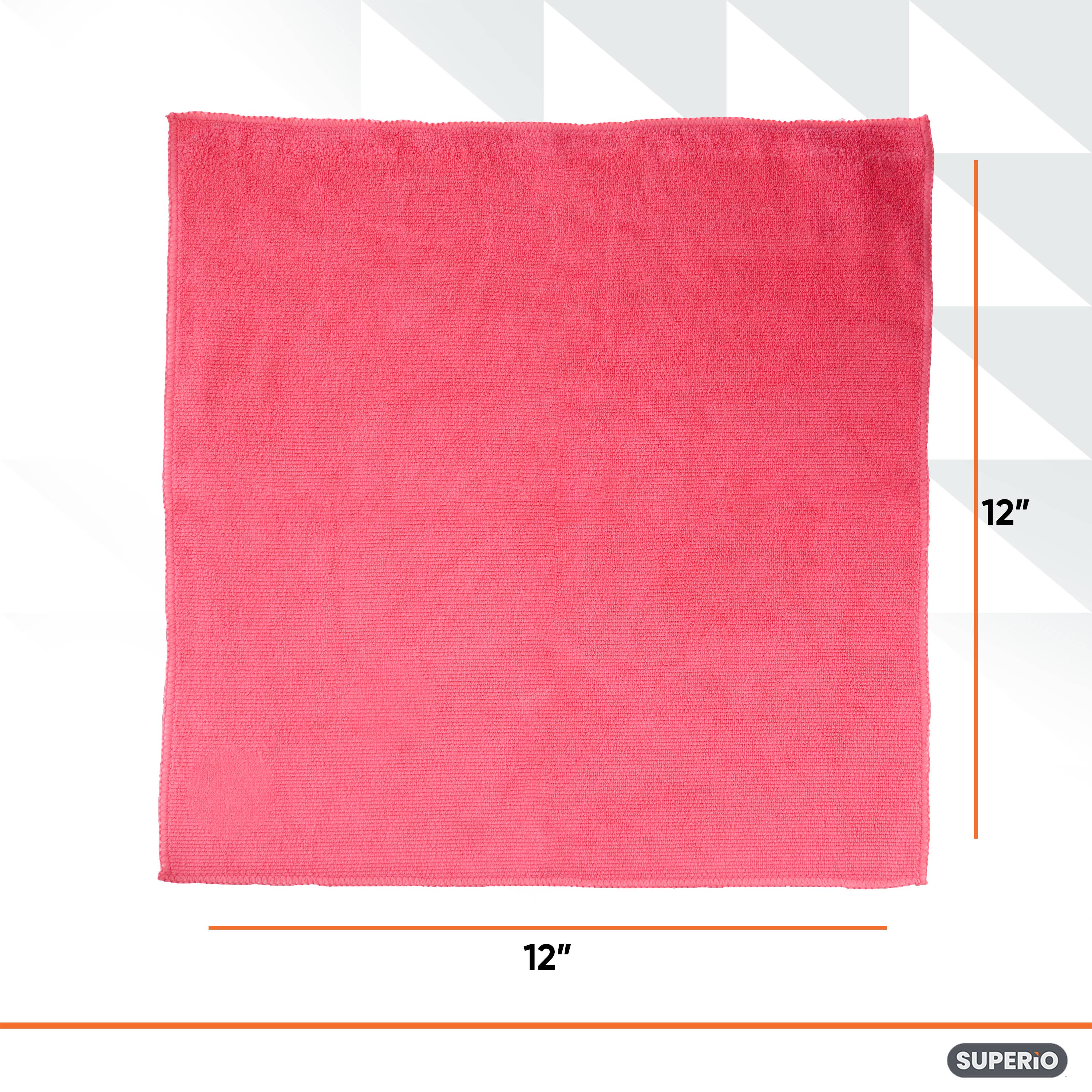Superio Brand - Wholesale Cleaning Cloth - Fine Microfiber All Purpose Cleaning Cloth, Multi Use - CS1