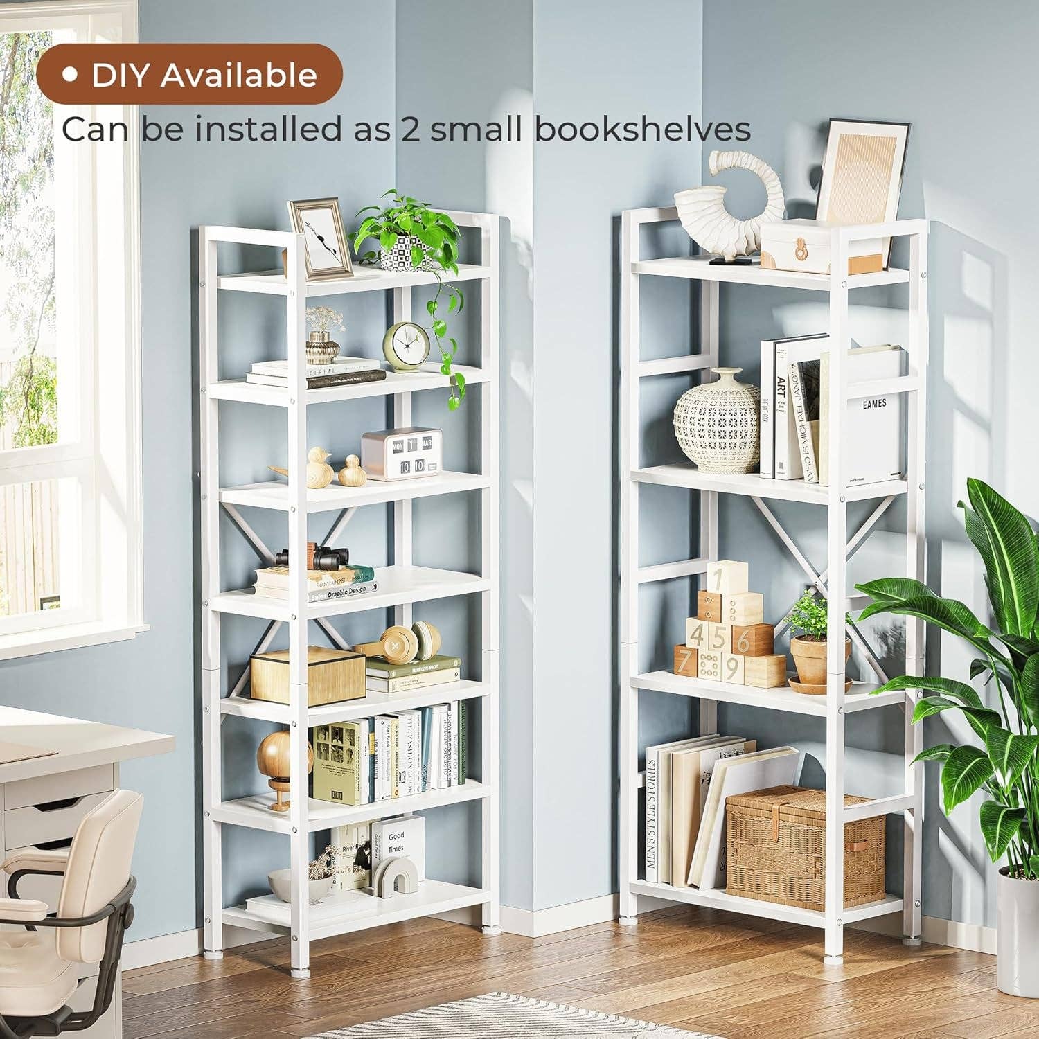 White 11 Shelf Open Display Bookcase For Home Office for wholesale on Faire4