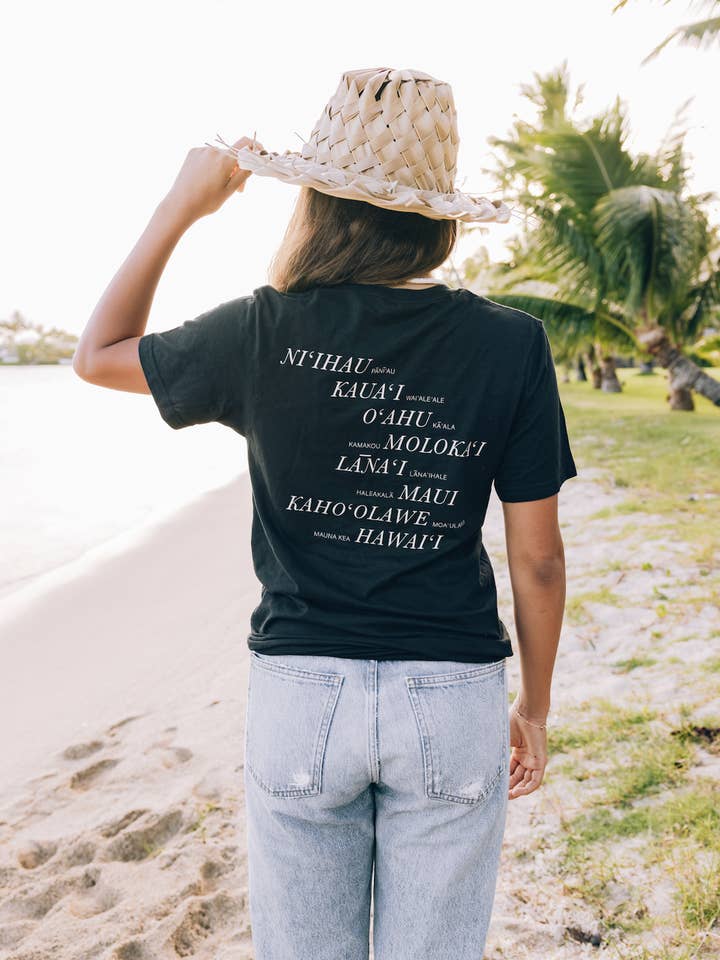 Hawaiian Islands - Unisex Graphic T-Shirt for wholesale by Black Point Company