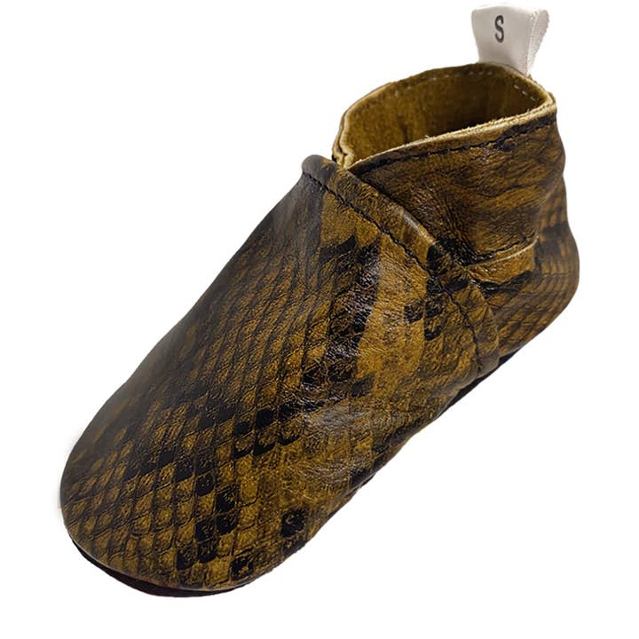 BabySteps - Wholesale Booties - Baby - Brown Cobra Baby Shoes
