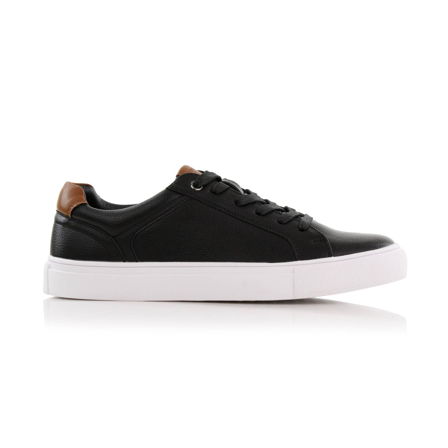 Black Daniel Men's Low-Top Lifestyle Sneakers for wholesale on Faire1