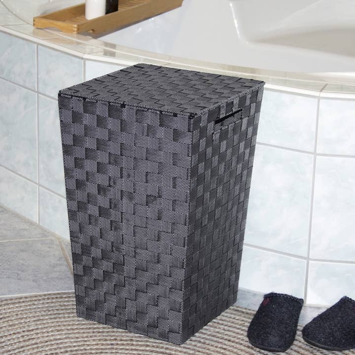 Franz Müller Flechtwaren – wholesale Laundry basket – Square laundry basket with lid