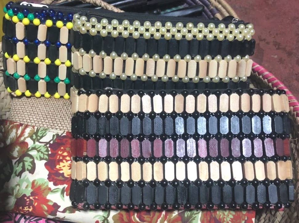 Tanzania Shopper - Wholesale Tote Bag - Women's - Wooden Designer Handbags10